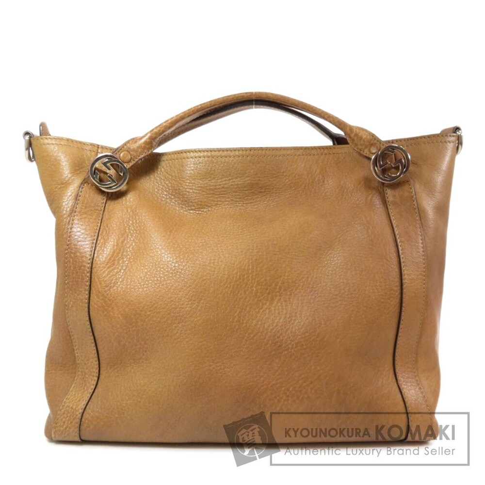 Gucci bag tote leather